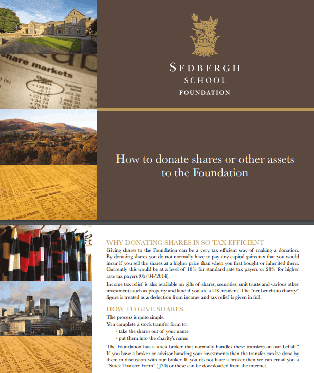 Foundationdonateshares